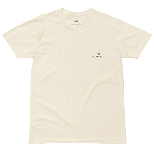 Classic Logo Tat Couture T-Shirt- neutral off white